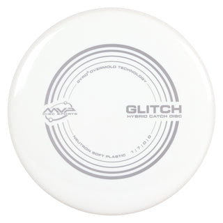 MVP Discs Sports Project Lab Coat Neutron Soft Glitch Hybrid Catch Putter 1/7/0/0 White 149 grams