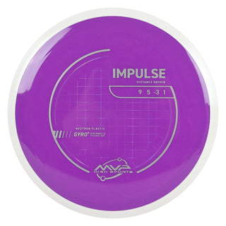 MVP Discs Sports Project Lab Coat Neutron Impulse Distance Driver 9/5/-3/1 Purple 161 grams