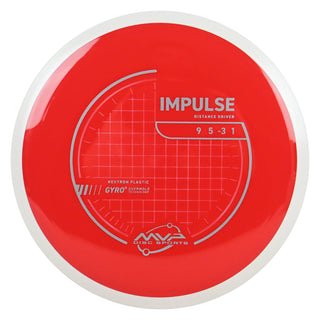 MVP Discs Sports Project Lab Coat Neutron Impulse Distance Driver 9/5/-3/1 Red 173 grams