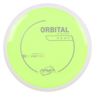 MVP Discs Sports Project Lab Coat Neutron Orbital Distance Driver 11/5/-4.5/1 DayGlo 168 grams