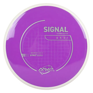 MVP Discs Sports Project Lab Coat Neutron Signal Fairway Driver 6/5/-3/1 Purple 165 grams