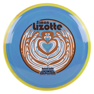 Axiom Discs Simon Lizotte Team Series Neutron Bokeh Fairway Driver 7/9/0/1 Storm Blue/Yellow Red 171 grams