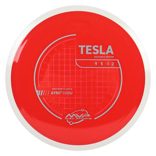 MVP Discs Sports Project Lab Coat Neutron Tesla Distance Driver 9/5/-1/2 Red 172 grams