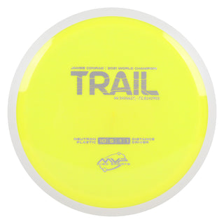 MVP Discs Sports Project Lab Coat James Conrad Neutron Trail Distance Driver 10/5/-1/1 Yellow 173 grams