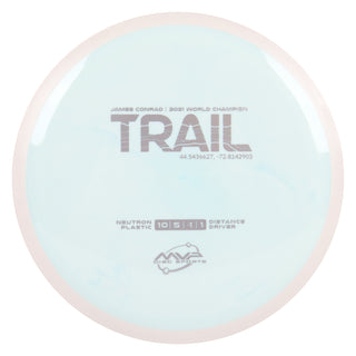 MVP Discs Sports Project Lab Coat James Conrad Neutron Trail Distance Driver 10/5/-1/1 Powder Blue 168 grams