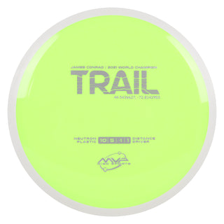 MVP Discs Sports Project Lab Coat James Conrad Neutron Trail Distance Driver 10/5/-1/1 Neon Green 172 grams