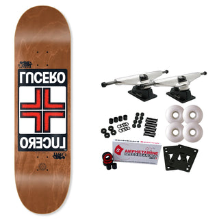 Black Label Skateboard Complete Lucero Cross 2 Assorted 9.0" x 33.25"