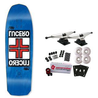 Black Label Skateboard Complete Lucero Cross 2 Shaped Assorted 10" x 32.875"