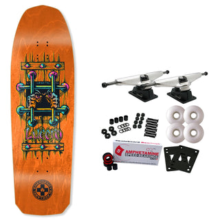 Black Label Skateboard Complete Lucero OG Bars Shaped Assorted 10" x 32.875"