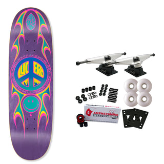 Black Label Skateboard Complete Lucero Street Thing Egg Assorted 9.5" x 32.5"