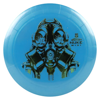 Discraft Disc Golf Big Z Nuke Mini 6" Thrower or Marker Blue/Green