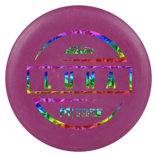 Discraft Disc Golf McBeth Luna Mini 6" Thrower or Marker Purple/Rainbow Shatter
