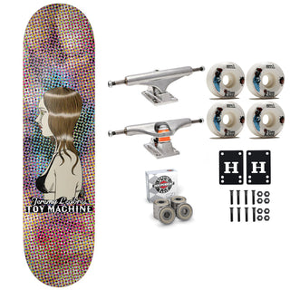 Toy Machine Skateboard Premium Complete Leabres Profile 8.38" x 31.75" Indy Trucks and Bearings, Sml Wheels