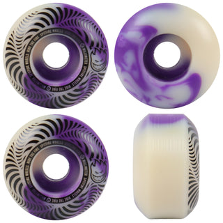 Spitfire Skateboard Wheels 48mm Flashpoint Classic Purple/White Swirl