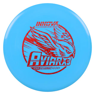 Innova Disc Golf Star AviarX3 Putting Disc 3/2/0/3 Blue/Red Shimmer 171 grams