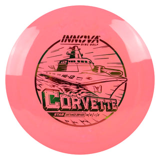 Innova Disc Golf Star Corvette Distance Driver 14/6/-1/2 Peach/Rasta 171 grams
