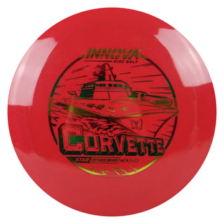 Innova Disc Golf Star Corvette Distance Driver 14/6/-1/2 Red/Rasta 171 grams