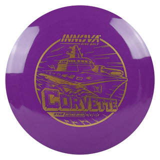 Innova Disc Golf Star Corvette Distance Driver 14/6/-1/2 Purple/Gold 171 grams