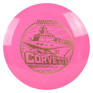 Innova Disc Golf Star Corvette Distance Driver 14/6/-1/2 Pink/Gold 173 grams