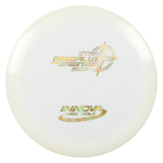 Innova Disc Golf Star Daedalus Distance Driver 13/6/-3/2 White/Gold Holo 170 grams