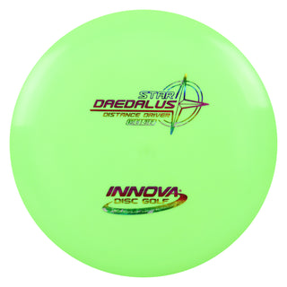 Innova Disc Golf Star Daedalus Distance Driver 13/6/-3/2 Green/Rainbow Shatter 171 grams