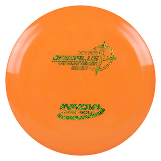Innova Disc Golf Star Daedalus Distance Driver 13/6/-3/2 Orange/Green Scratch 173 grams