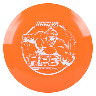 Innova Disc Golf Star Ape Distance Driver 13/5/0/4 Orange/White 173 grams