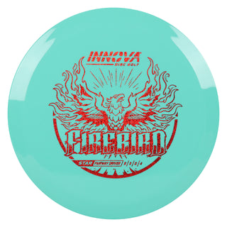 Innova Disc Golf Star Firebird Fairway Driver 9/3/0/4 Teal/Red Shimmer 173 grams