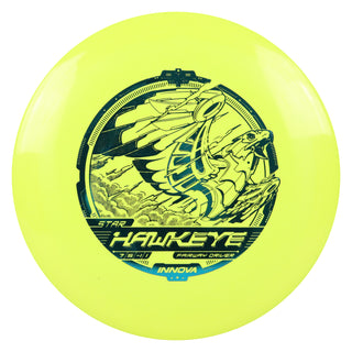 Innova Disc Golf Star Hawkeye Fairway Driver 7/5/-1/1 Yellow/Turquoise 173 grams