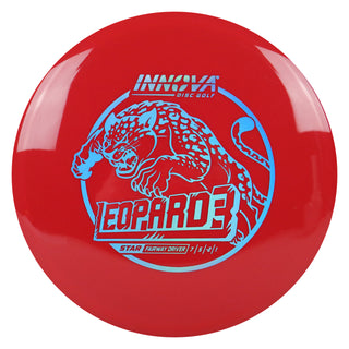 Innova Disc Golf Star Leopard3 Fairway Driver 7/5/-2/1 Red/Blue Holo 173 grams
