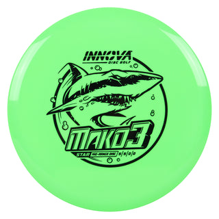 Innova Disc Golf Star Mako3 Midrange Disc 5/5/0/0 Green/Black 172 grams