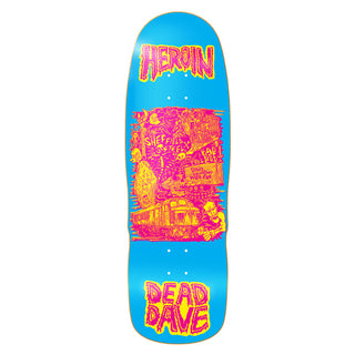 Heroin Premium Skateboard with Ace Trucks, Snot Wheels 10.1" Dead Dave Allegory of Fear