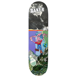 Baker Premium Skateboard with Indy Trucks, Blueprint Wheels 8.125" Carozzi Desk Shrapnel