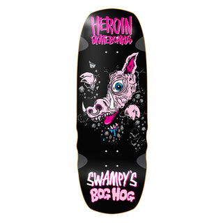 Heroin Premium Skateboard with Slappy Trucks, Snot Wheels 10.75" Swampys Bog Hog