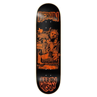 Heroin Premium Skateboard with Indy Trucks, Triclops Wheels 8.5" Wilson Allegory of Fear