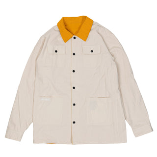 Krooked Skateboards Coat Moonsmile Raw Reversible Jacket Natural/Gold