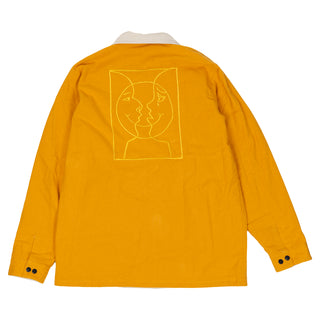 Krooked Skateboards Coat Moonsmile Raw Reversible Jacket Natural/Gold