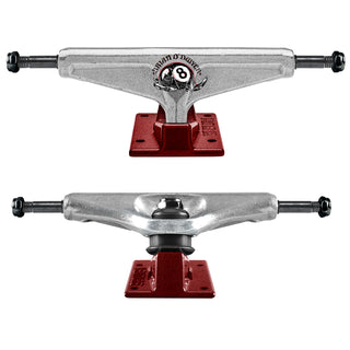 Venture Skateboard Trucks Bryan O'Dwyer V-Hollow 5.2 Hi (8.0") Silver/Red