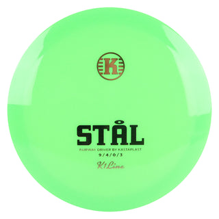 Kastaplast Disc Golf K1 Stal Fairway Driver 9/4/0/3 Green/Gold 173 grams