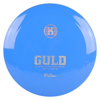 Kastaplast Disc Golf K1 Guld Distance Driver 13/5/-0.5/3 Blue/Holo Shimmer 175 grams