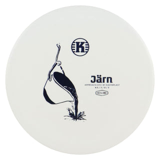 Kastaplast Disc Golf K3 Jarn Putter 4.5/3/0/3 White/Navy 172 grams