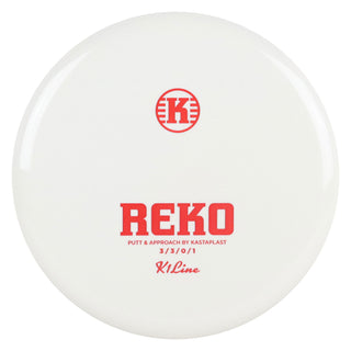 Kastaplast Disc Golf K1 Reko Putter 3/3/0/1 White/Red 176 grams