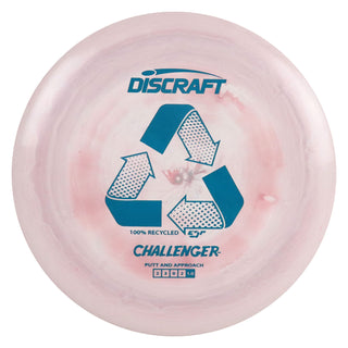 Discraft Disc Golf Recycled ESP Challenger Putter 2/3/0/2 Light Pink/Turquoise 173-174g