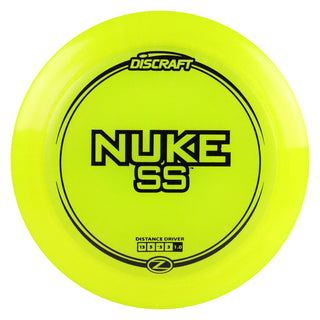 Discraft Disc Golf Z Line Nuke SS Distance Driver 13/5/-3/3 Yellow/Black 170-172g