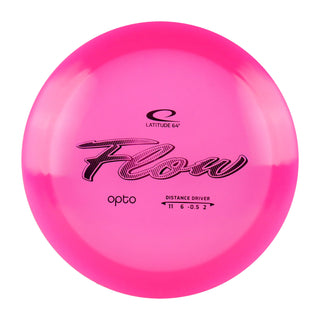 Latitude 64 Disc Golf Distance Driver Opto Flow 11/6/-0.5/2 Pink/Magenta 173 grams