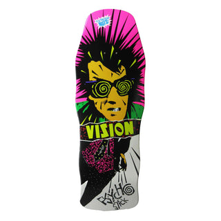 Vision Skateboard Deck Psycho Stick Modern Concave White 10" x 29.75" Old School