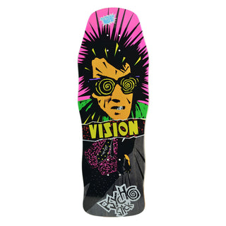 Vision Skateboard Deck Psycho Stick Modern Concave Black Stain 10" x 29.75" Old School