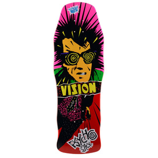 Vision Skateboard Deck Original Psycho Stick Red 10" x 30" Old School