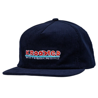 Krooked Skateboards Hat Skateboardin Snapback Navy