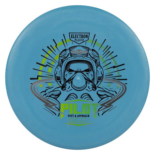 Streamline Disc Golf Electron Pilot Putter 2/5/0/1 Turquoise/Olive Blue 171 grams